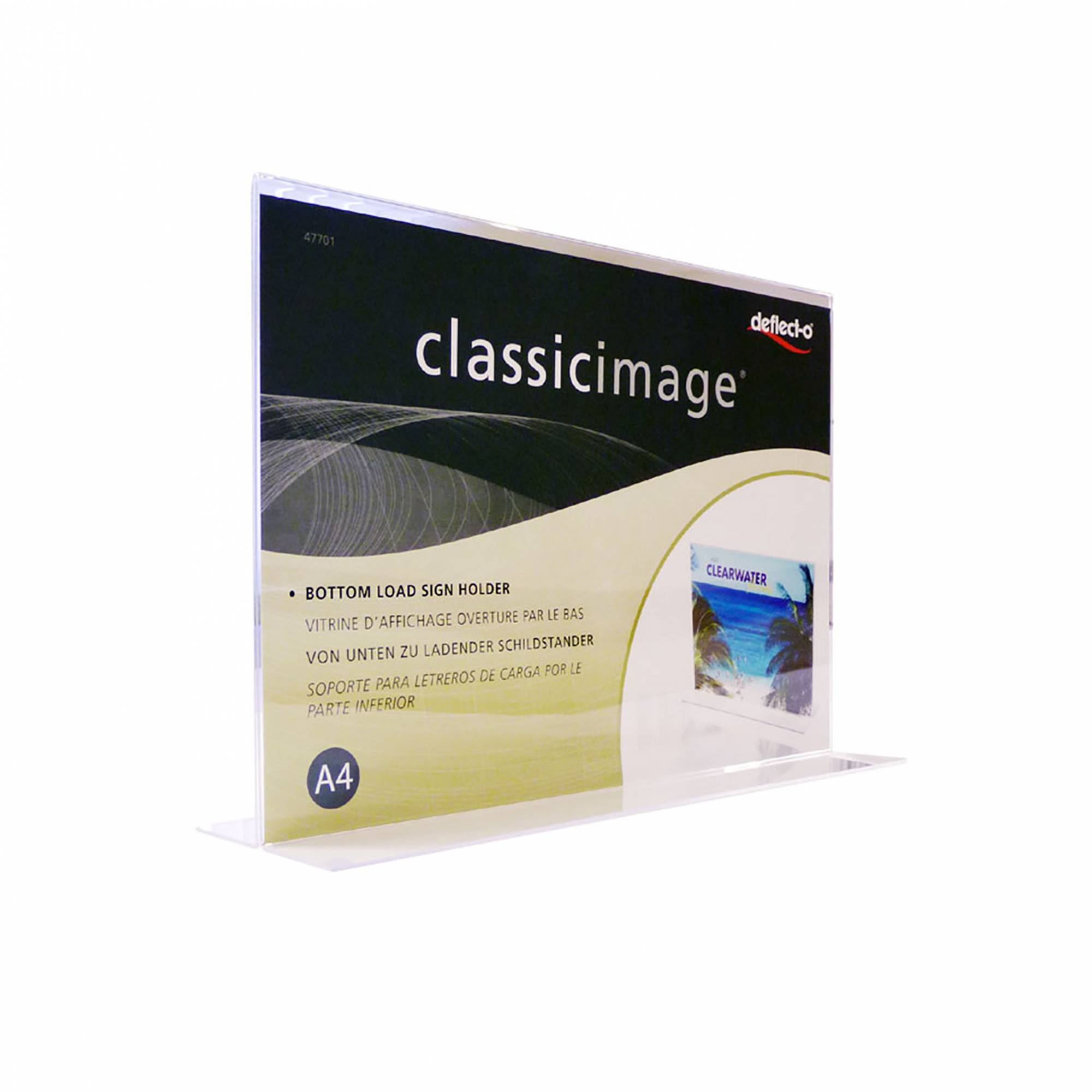 A4 Acrylic Stand Sign Holder (Landscape) Kuching Sincree