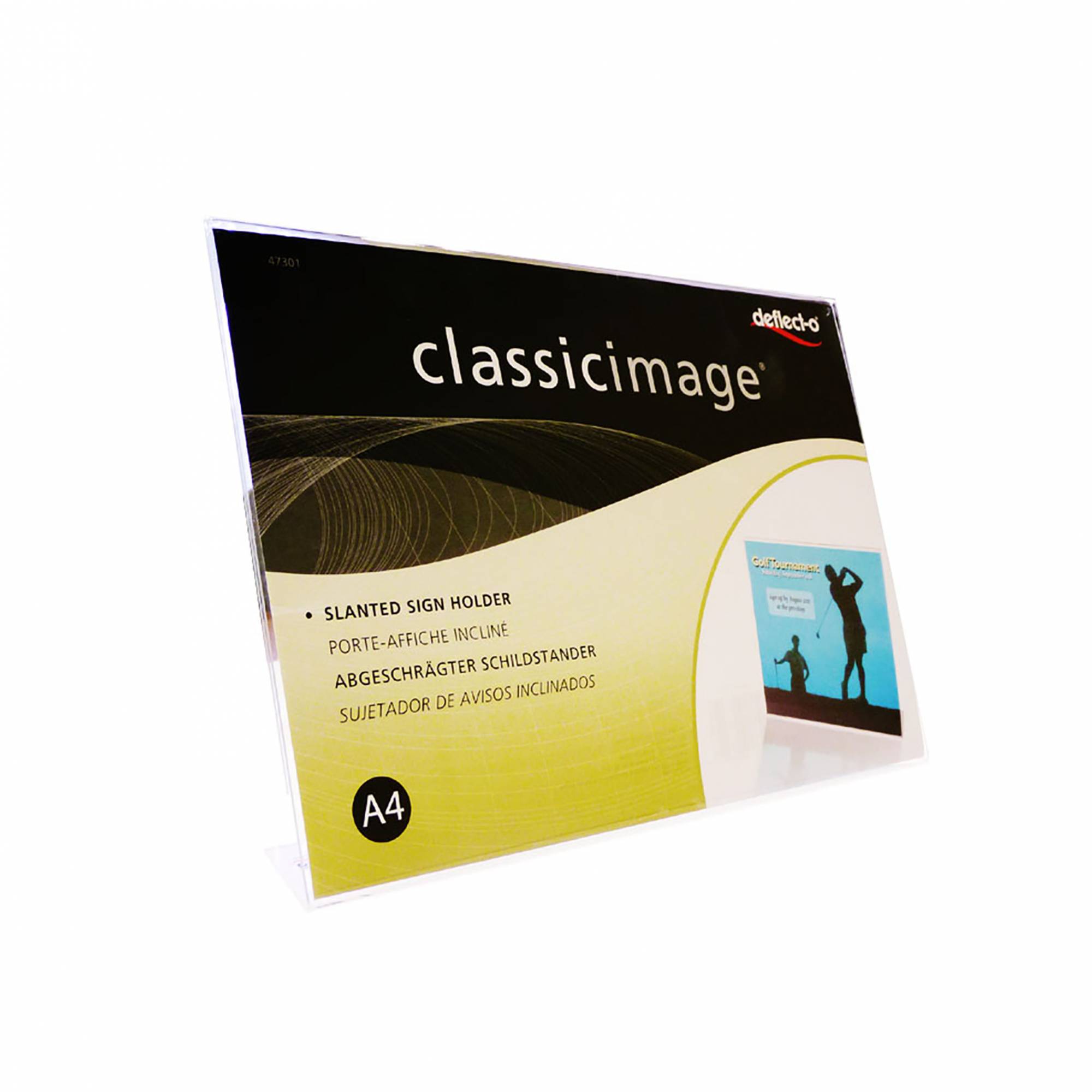 A4 Acrylic Slanted Sign Holder (Landscape) Kuching Sincere