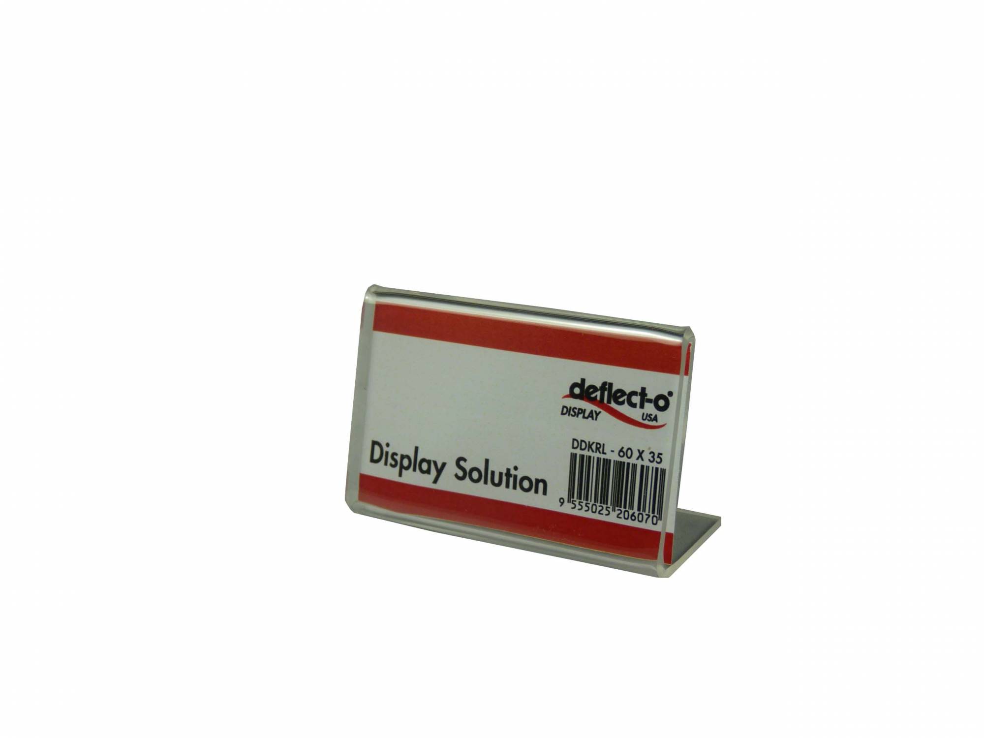 60mm x 35mm L Shape Acrylic Tag Holder Kuching Sincere